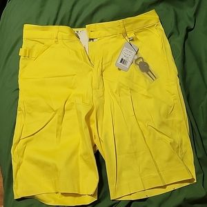 Royal and Awesome golf shorts